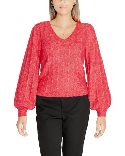 Guess Pink Polyester Sweatshirt