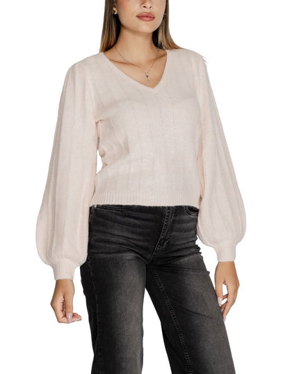 Guess Pink Polyester Sweatshirt