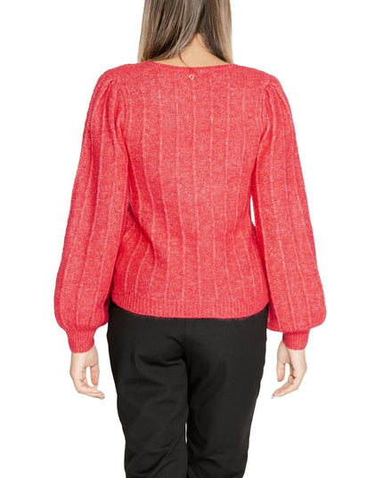 Guess Pink Polyester Sweatshirt