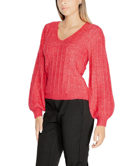 Guess Pink Polyester Sweatshirt