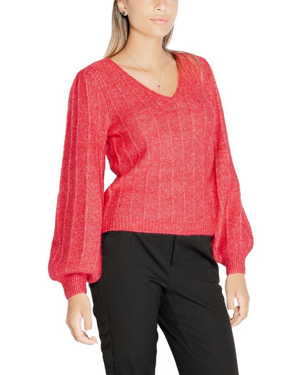 Guess Pink Polyester Sweatshirt