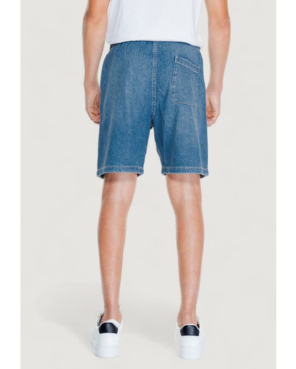 Jack Jones Light Blue Cotton Bermuda Shorts