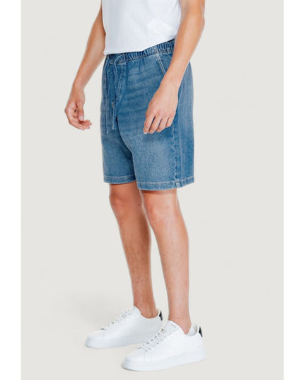 Jack Jones Light Blue Cotton Bermuda Shorts