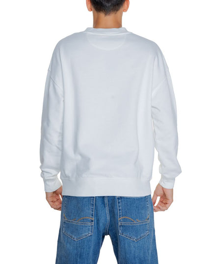 Replay White Cotton Sweatshirt