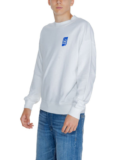 Replay White Cotton Sweatshirt