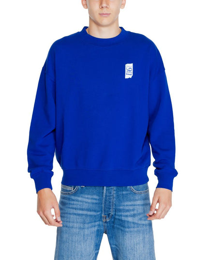 Replay Blue Cotton Sweatshirt