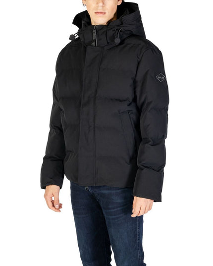 Replay Black Polyamide Coat