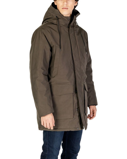 Replay Green Polyamide Parka