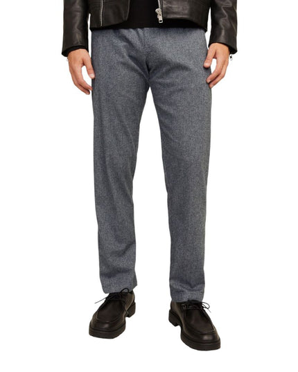 Jack Jones Gray Cotton Casual Pants