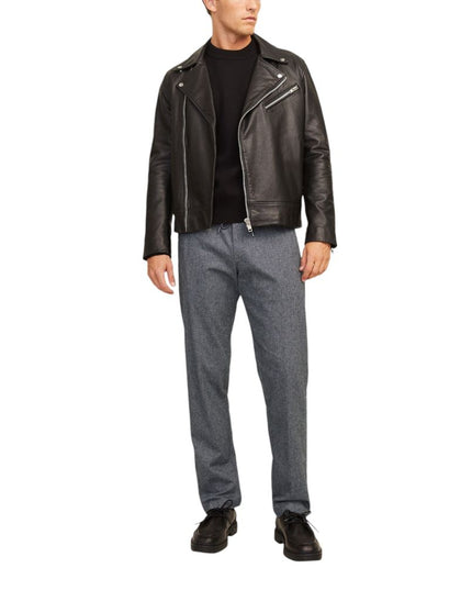 Jack Jones Gray Cotton Casual Pants