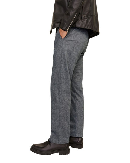 Jack Jones Gray Cotton Casual Pants