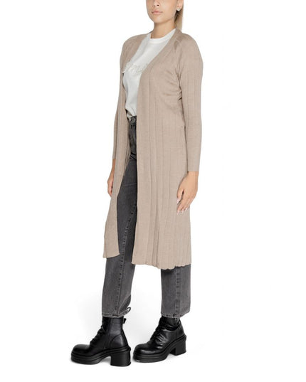 Only Beige Marabou Cardigan