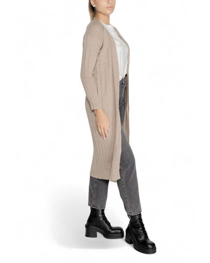 Only Beige Marabou Cardigan