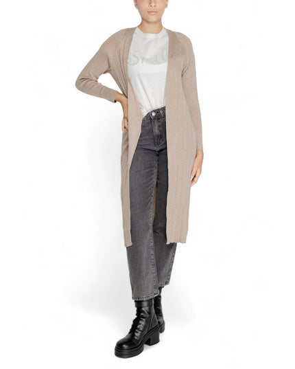 Only Beige Marabou Cardigan