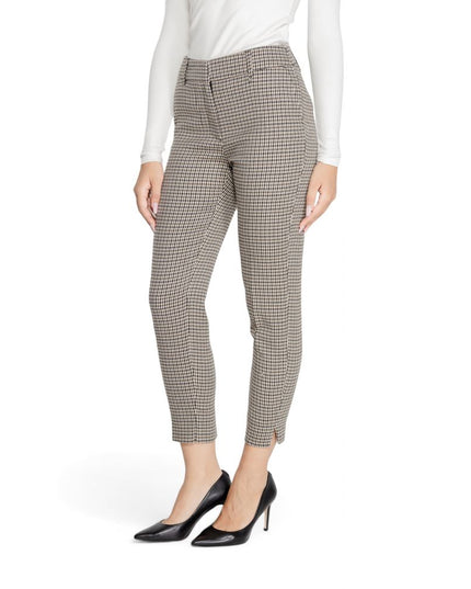 Only Beige Polyester Casual Pants