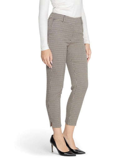 Only Beige Polyester Casual Pants