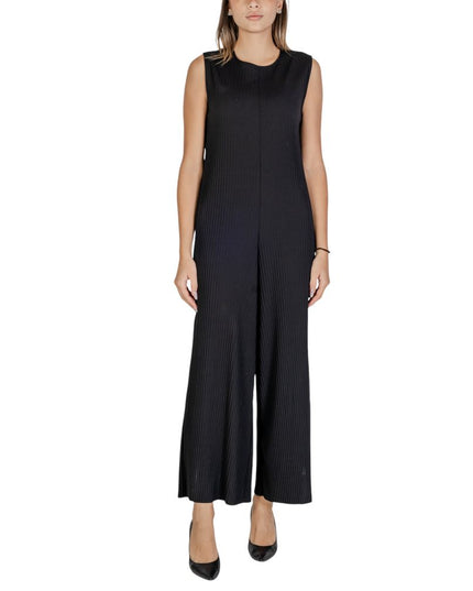 Sandro Ferrone Black Polyester Rompers