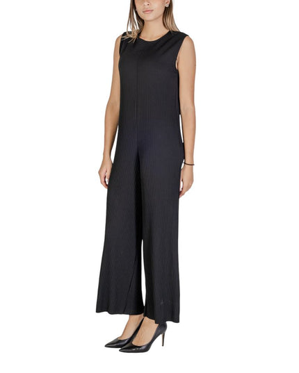 Sandro Ferrone Black Polyester Rompers