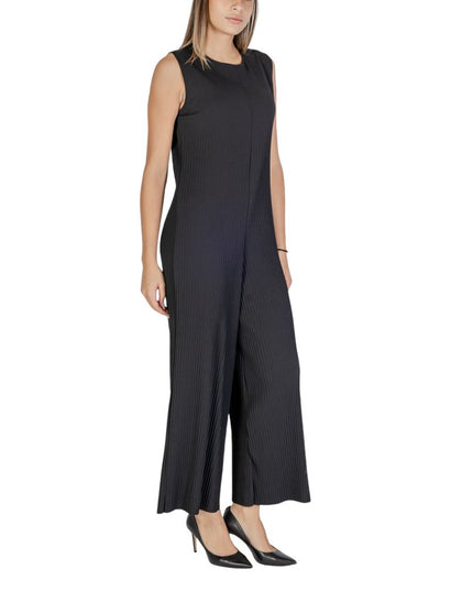 Sandro Ferrone Black Polyester Rompers