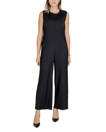 Sandro Ferrone Black Polyester Rompers
