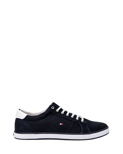 Tommy Hilfiger Blue Cotton Low Top Sneakers