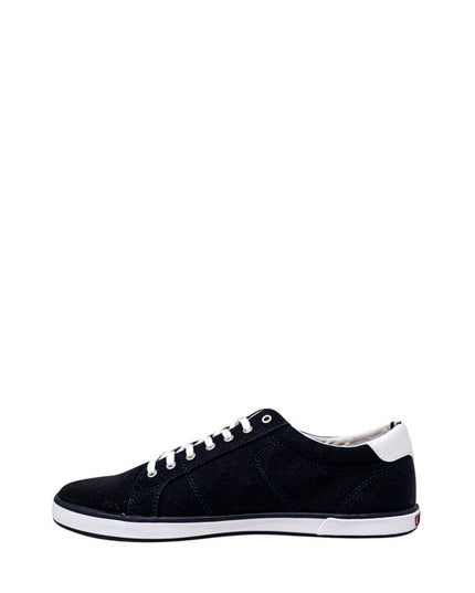 Tommy Hilfiger Blue Cotton Low Top Sneakers
