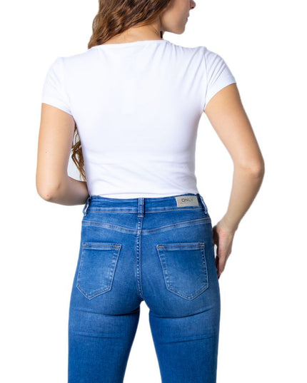 Only White Cotton T-Shirt