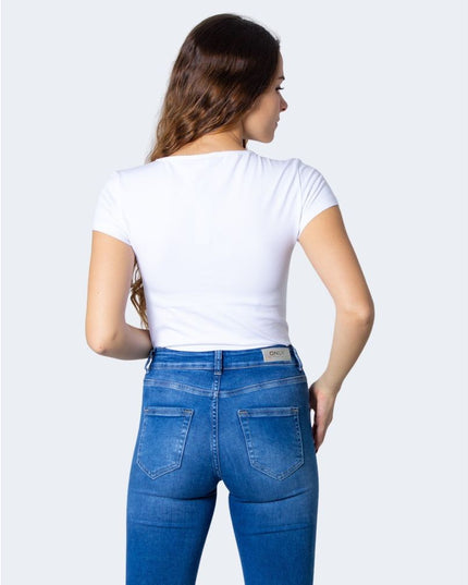 Only White Cotton T-Shirt