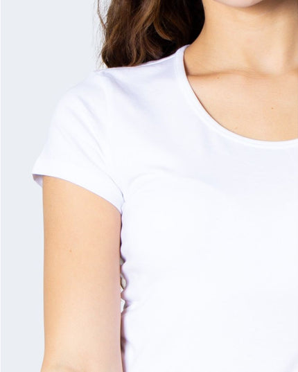 Only White Cotton T-Shirt