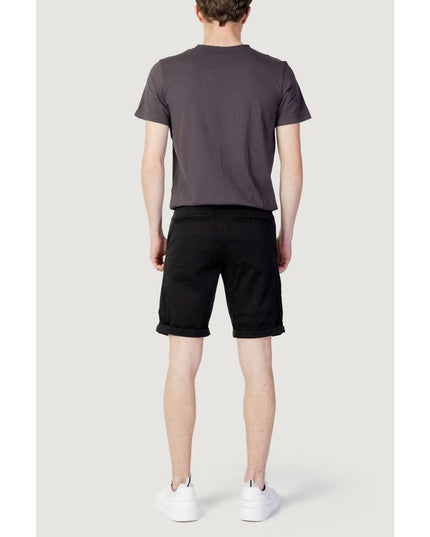 Jack Jones Black Cotton Shorts