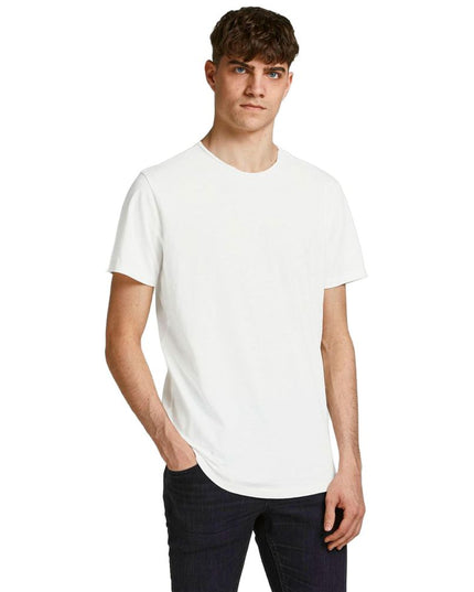 Jack Jones Cream Organic Cotton T-Shirt