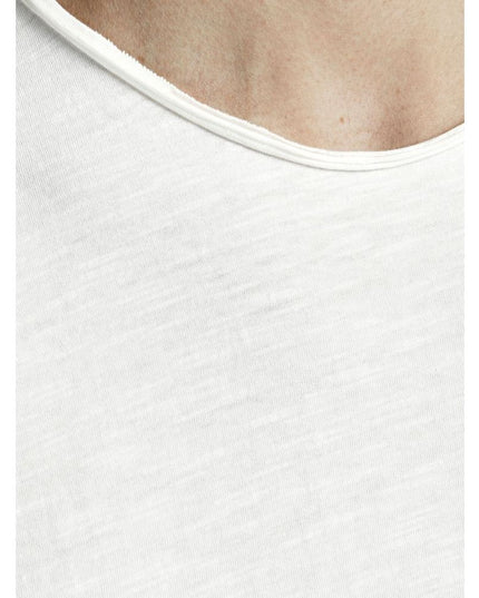 Jack Jones Cream Organic Cotton T-Shirt