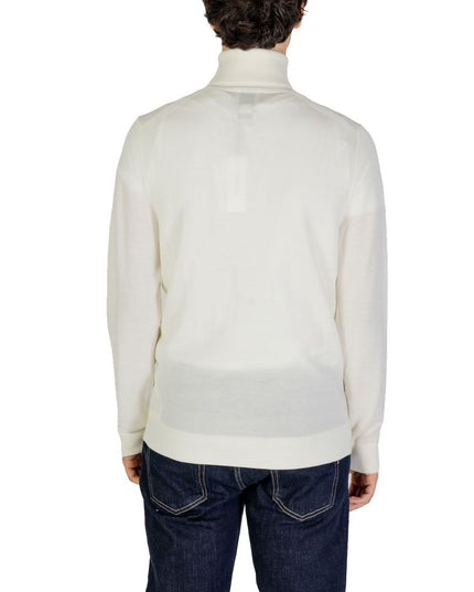 Calvin Klein Jeans Cream Wool Turtleneck