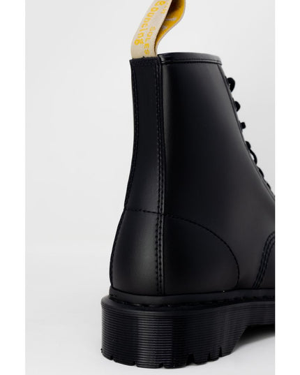Dr. Martens Black Polyester Lace-Up Boots