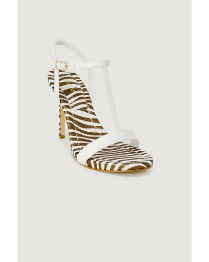 Guess White Leather High Heel Pumps