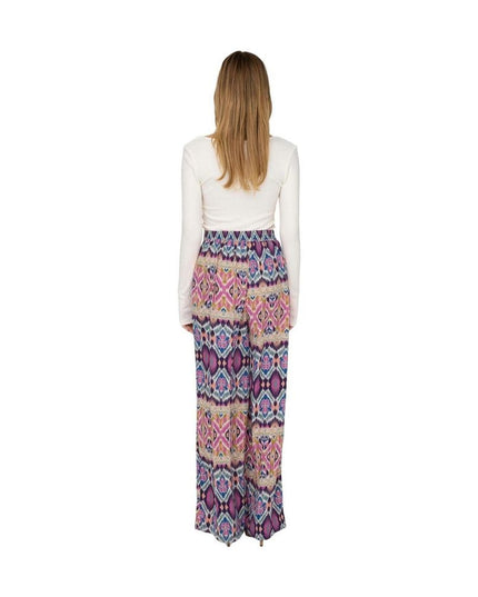 Only Multicolor Recycled Polyester Casual Pants