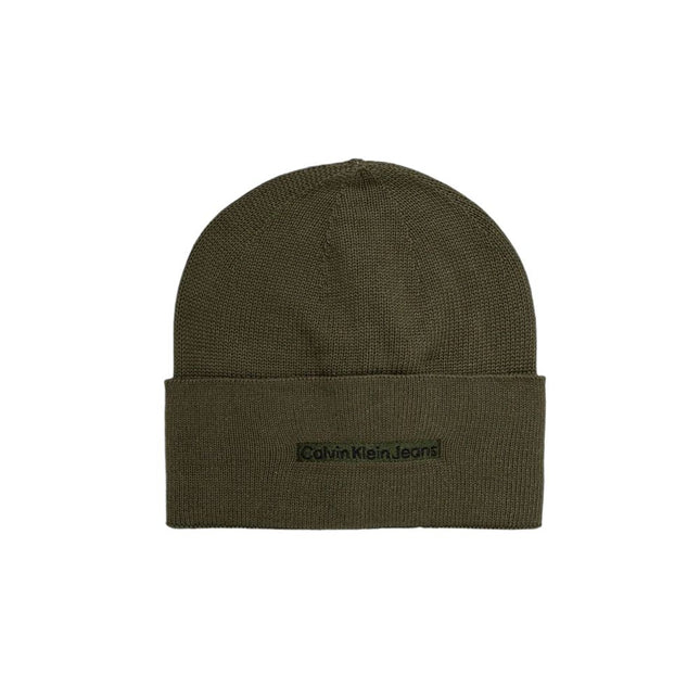 Calvin Klein Jeans Green Cotton Cap (Baseball Hat)