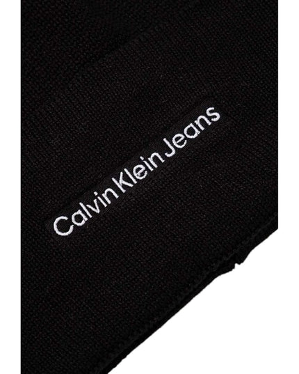 Calvin Klein Jeans Black Cotton Cap (Baseball Hat)