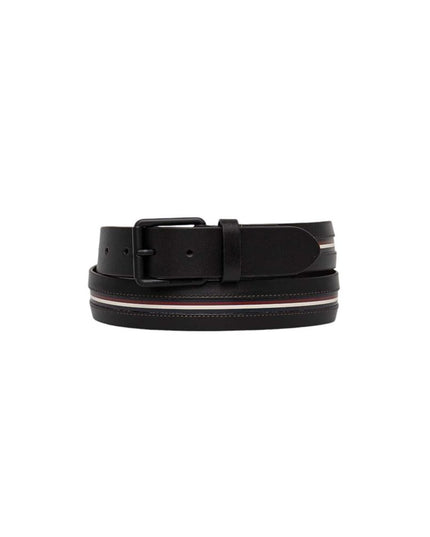 Tommy Hilfiger Black Leather Regular Belt