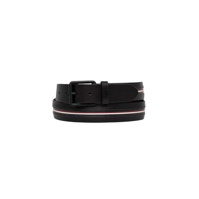Tommy Hilfiger Black Leather Regular Belt