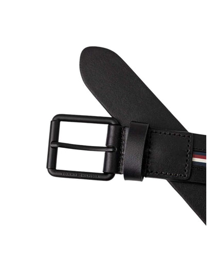 Tommy Hilfiger Black Leather Regular Belt