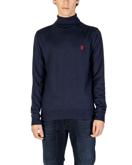 U.S. POLO ASSN. Blue Cotton Turtleneck