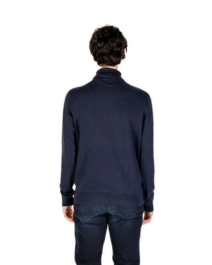 U.S. POLO ASSN. Blue Cotton Turtleneck
