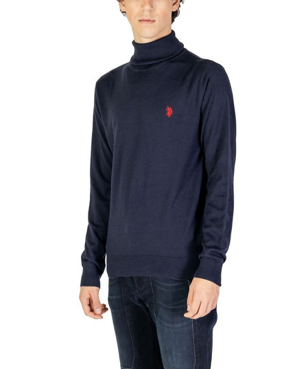 U.S. POLO ASSN. Blue Cotton Turtleneck