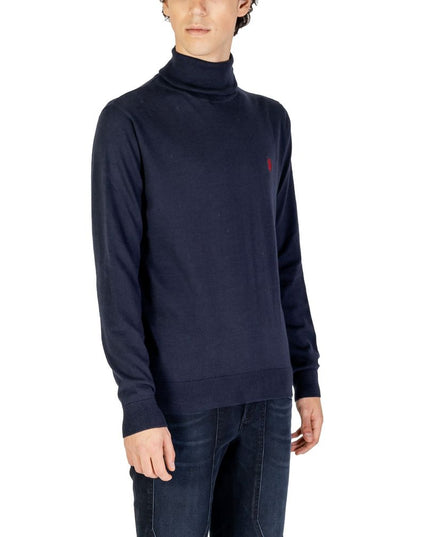 U.S. POLO ASSN. Blue Cotton Turtleneck