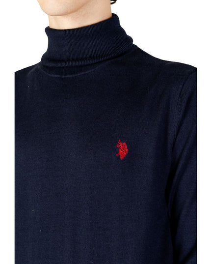 U.S. POLO ASSN. Blue Cotton Turtleneck