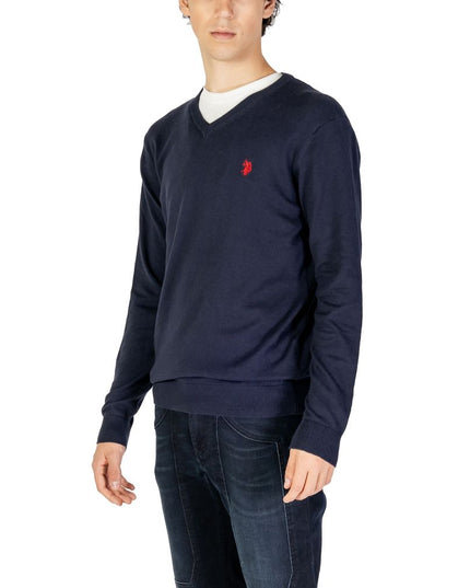 U.S. POLO ASSN. Blue Cotton Cashmere Sweater