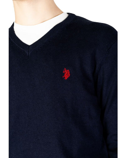 U.S. POLO ASSN. Blue Cotton Cashmere Sweater