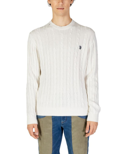 U.S. POLO ASSN. White Cotton Sweatshirt