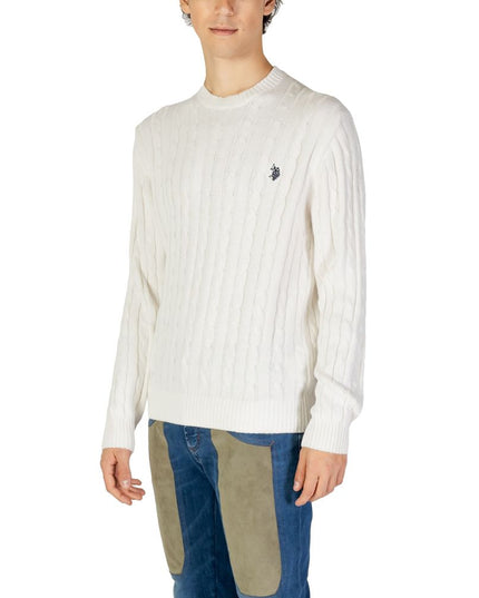 U.S. POLO ASSN. White Cotton Sweatshirt